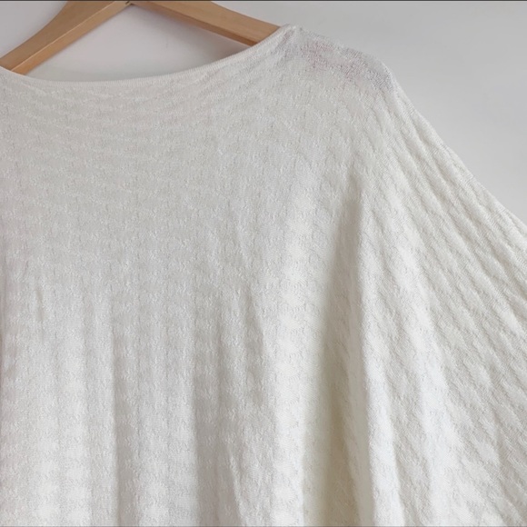 LULULEMON Divinity Poncho Woven Textured Light Ivory Scarf Wrap - Picture 8 of 9